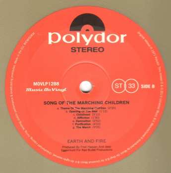 LP Earth And Fire: Song Of The Marching Children LTD | NUM | CLR