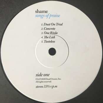 LP Shame: Songs Of Praise