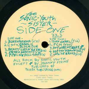 LP Sonic Youth: Sister