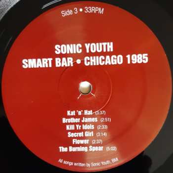 2LP Sonic Youth: Smart Bar • Chicago 1985