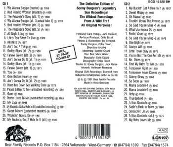 2CD Sonny Burgess: The Classic Recordings 1956 - 1959