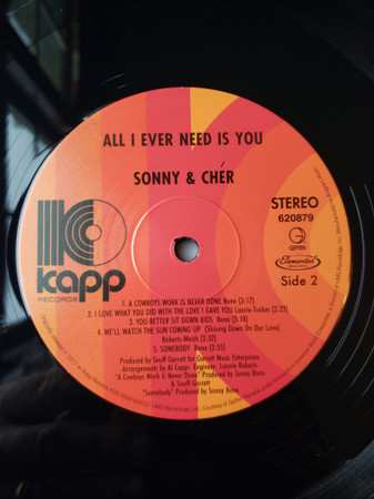 LP Sonny & Cher: All I Ever Need Is You LTD