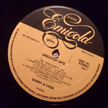 LP Sonny & Cher: Greatest Hits