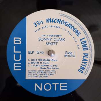 LP Sonny Clark: Dial "S" For Sonny