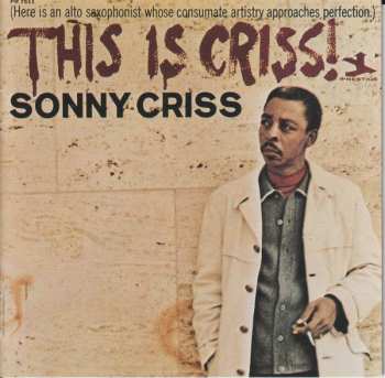 CD Sonny Criss: This Is Criss!