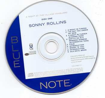 2CD Sonny Rollins: A Night At The Village Vanguard