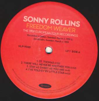 4LP/Doos Sonny Rollins: Freedom Weaver (The 1959 European Tour Recordings) LTD | NUM