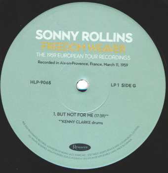 4LP/Doos Sonny Rollins: Freedom Weaver (The 1959 European Tour Recordings) LTD | NUM