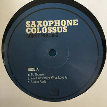 LP Sonny Rollins: Saxophone Colossus