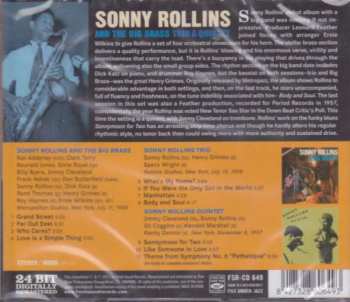 CD Sonny Rollins: Sonny Rollins And The Big Brass Trio & Quintet
