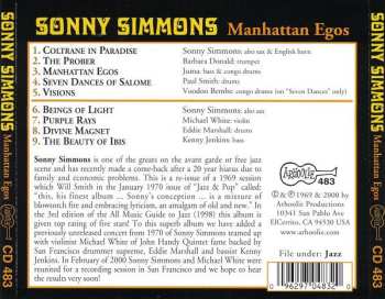 CD Sonny Simmons: Manhattan Egos
