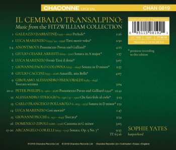 CD Sophie Yates: Il Cembalo Transalpino 