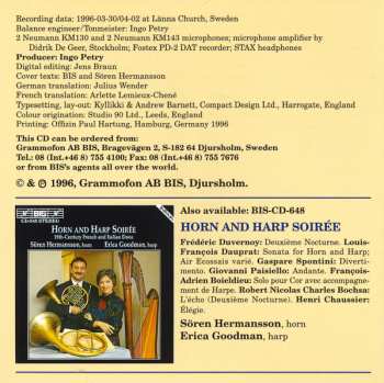 CD Sören Hermansson: Horn And Harp Odessey