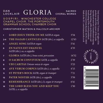 CD Dan Locklair: Gloria (New American Choral Epic)
