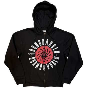 Merch Soundgarden: Hoodie Met Rits Circle Logo Soundgarden
