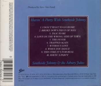 CD Southside Johnny & The Asbury Jukes: Havin' A Party With Southside Johnny