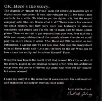 CD Southside Johnny & The Asbury Jukes: Hearts Of Stone LIVE