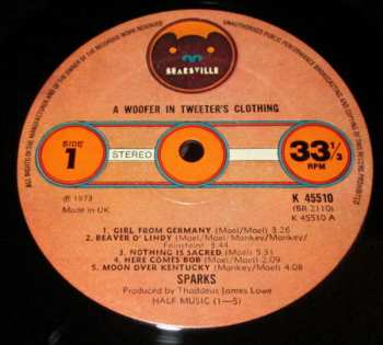 LP Sparks: A Woofer In Tweeter's Clothing