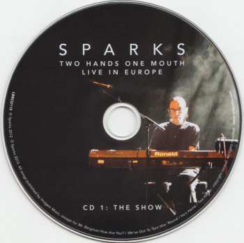 2CD Sparks: Two Hands One Mouth (Live In Europe)