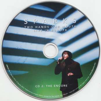 2CD Sparks: Two Hands One Mouth (Live In Europe)