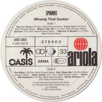 LP Sparks: Whomp That Sucker