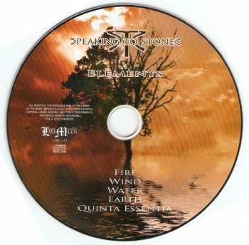 CD Speaking To Stones: Elements