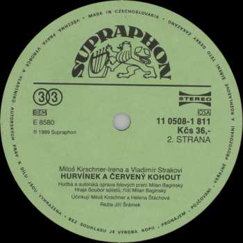 LP Spejbl & Hurvínek: Hurvínek A Červený Kohout