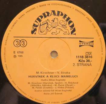 LP Spejbl & Hurvínek: Hurvínek A Kluci Mameluci