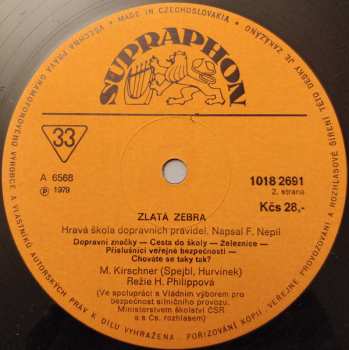 2LP Spejbl & Hurvínek: Zlatá Zebra (Hravá Škola Dopravních Pravidel Pro Děti I Rodiče)