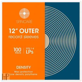 Audiotechnica Spincare Density 12 Inch 400g Polythene Outer Vinyl Record S - 100 Ks