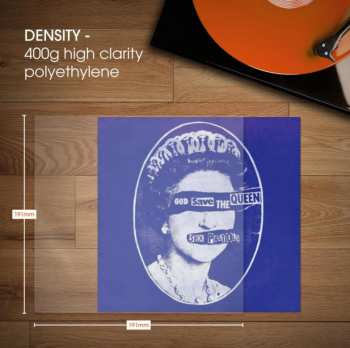 Audiotechnica Spincare Density 7 Inch 400g Polythene Outer Vinyl Record Sleeves - 50 Ks