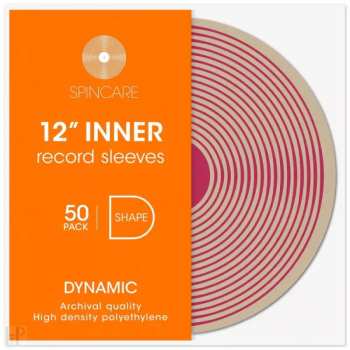 Audiotechnica Spincare Dynamic 12 Inch Premium Inner Record Sleeves
