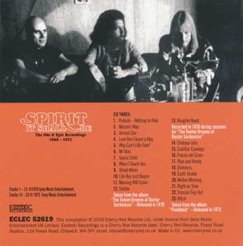 5CD/Doos Spirit: It Shall Be: The Ode & Epic Recordings 1968-1972