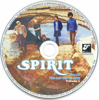 CD Spirit: Live At The Ash Grove,1967 Vol. I