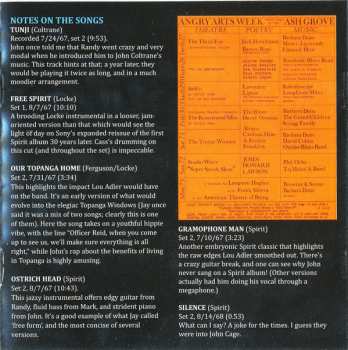 CD Spirit: Live At The Ash Grove,1967 Vol. I