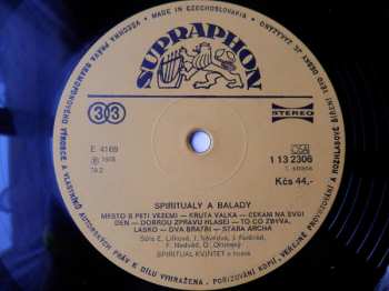 LP Spirituál Kvintet: Spirituály A Balady