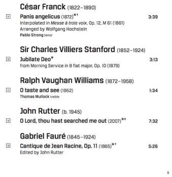SACD St. John's College Choir: Hear My Words