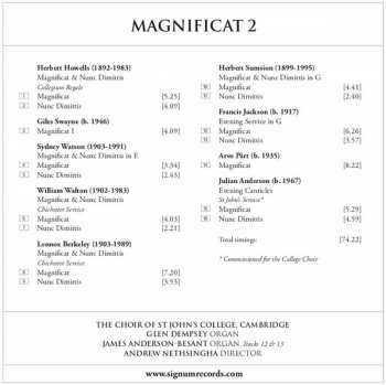 CD St. John's College Choir: Magnificat 2