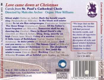 CD St. Paul's Cathedral Choir: Love Came Down At Christmas