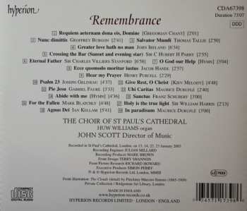 CD St. Paul's Cathedral Choir: Remembrance