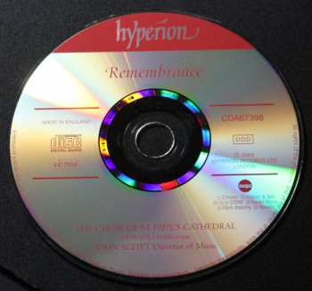 CD St. Paul's Cathedral Choir: Remembrance