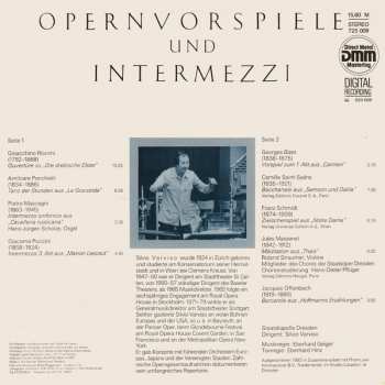 LP Staatskapelle Dresden: Opernvorspiele Und Intermezzi