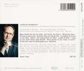 CD Staatskapelle Weimar: Lutheran Symphonix (Orchestral Fantasies On Protestant Chorales By Christian Sprenger)