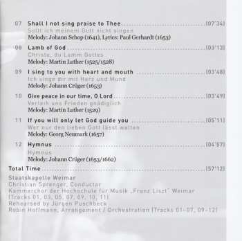 CD Staatskapelle Weimar: Lutheran Symphonix (Orchestral Fantasies On Protestant Chorales By Christian Sprenger)