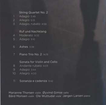 Blu-ray/SACD Marianne Thorsen: Mezzotints