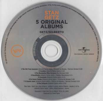 5CD/Doos Stan Getz: 5 Original Albums, Vol. 2