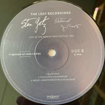 2LP Stan Getz: Live At The Berlin Jazztage 1966 LTD | NUM