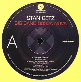 LP Stan Getz: Big Band Bossa Nova LTD | CLR