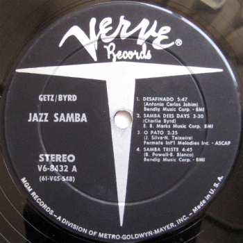 LP Stan Getz: Jazz Samba (red Marble Vinyl)
