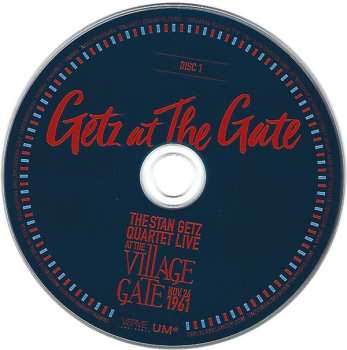 2CD Stan Getz Quartet: Getz At The Gate (Live At The Village Gate, Nov. 26, 1961)